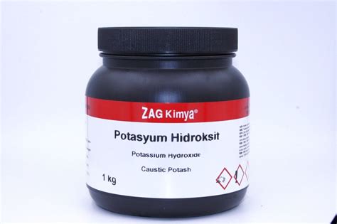 potasyum hidroksit tepkimeleri